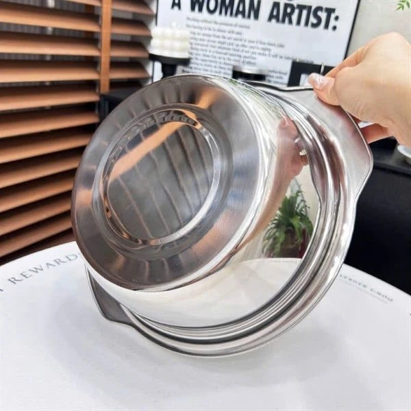 Bộ rổ chậu C398 CHOCKMEN 27cm, inox 18/10, model: CKM-JY27CLD