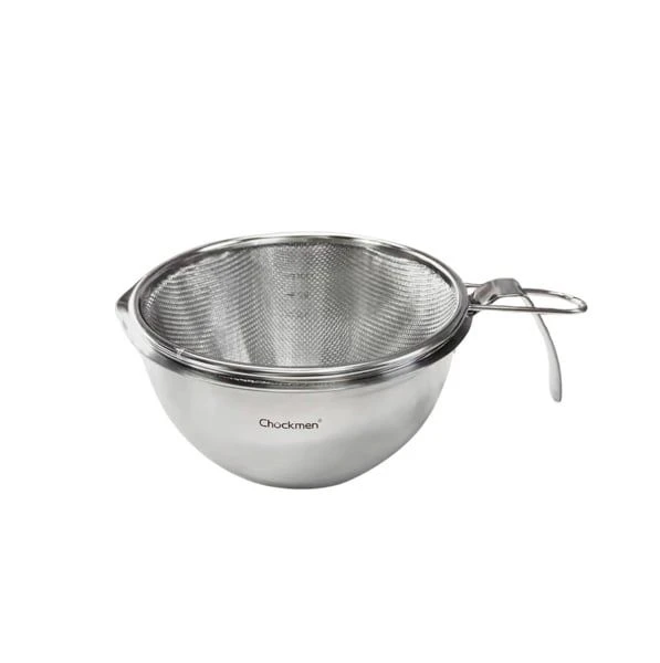 Ca đong rót kèm giỏ lọc C1016 CHOCKMEN 15cm, inox 18/10, model: CKM-JY15CPB
