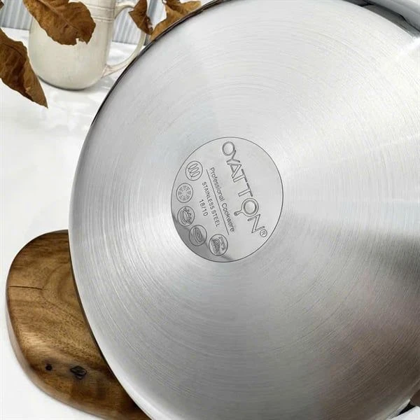 Chảo cạn O320 OYATTON 20cm, inox 18/10, model: OYT-JG320P20