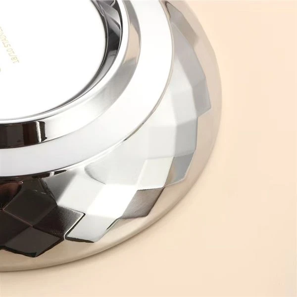 Đĩa O468-18 OYATTON Diamond 18cm, inox 18/10, model: OYT-DZ18P