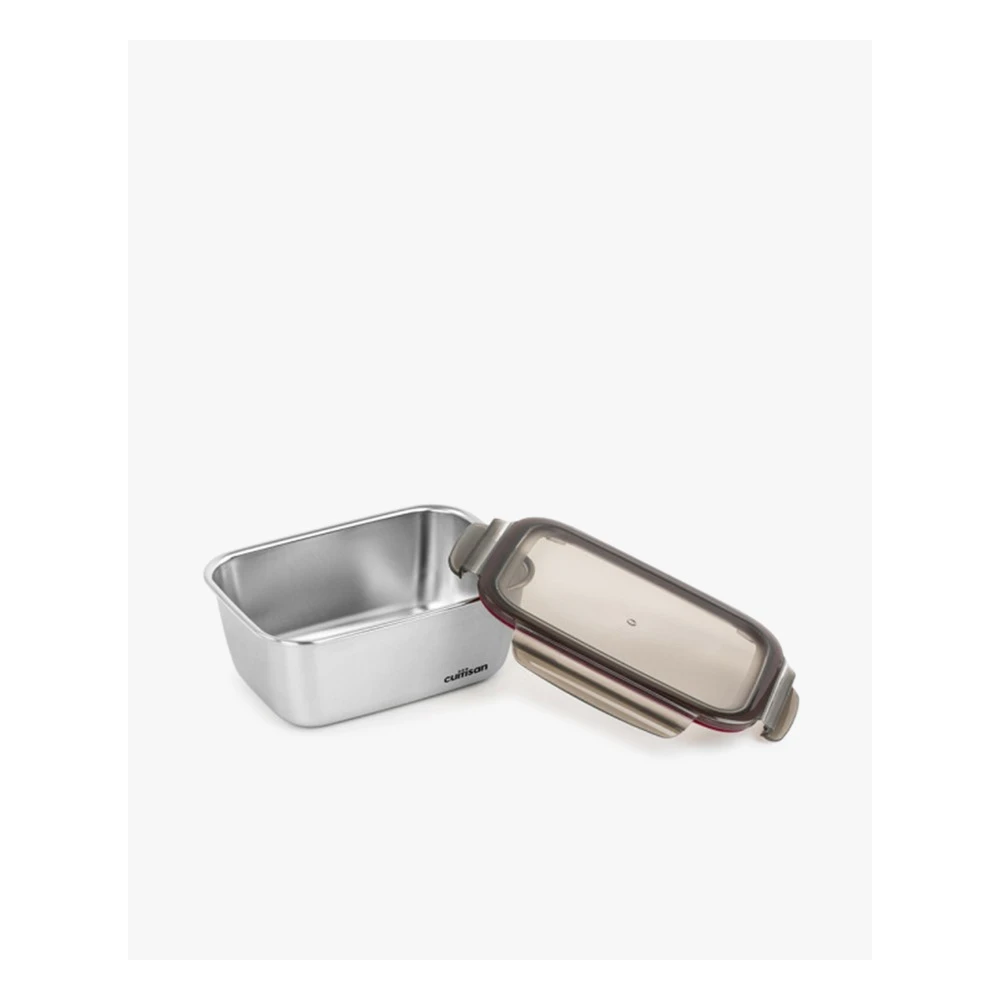 Hộp inox 304 cao cấp Cuitisan Flora 1800ml chữ nhật No.8 - EC7-FS08