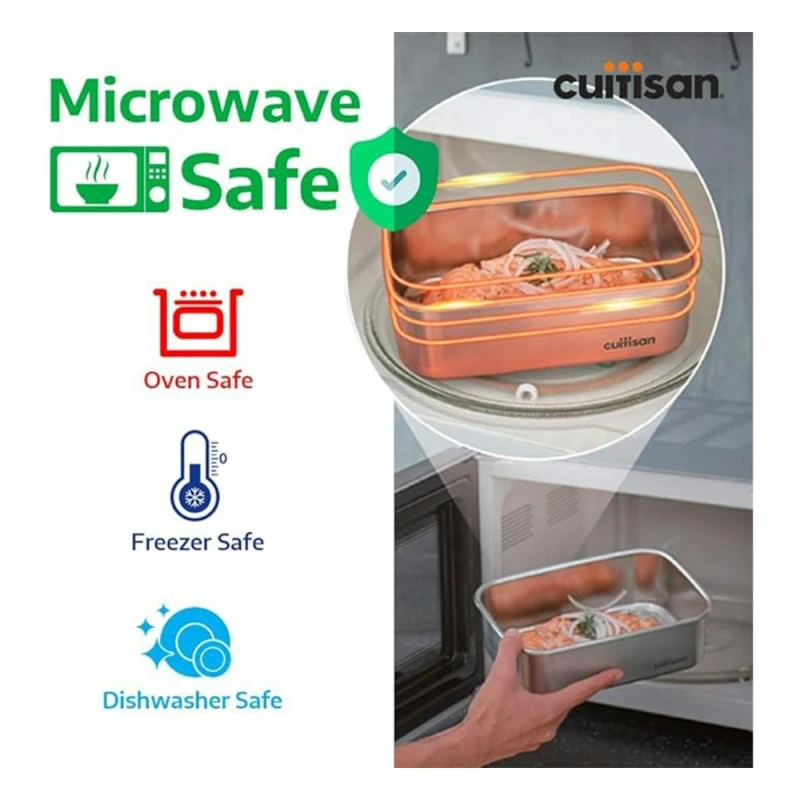 Hộp inox 304 cao cấp Cuitisan Simple 410ml tròn No.4 - EC7-PR04