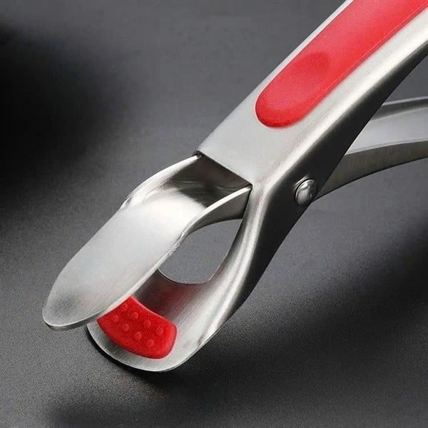 Kẹp bát nóng O618-R OYATTON màu đỏ 18cm, inox 18/10, model: OYT-AL618R