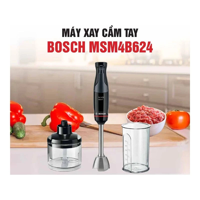 Máy xay cầm tay Bosch MSM4B624