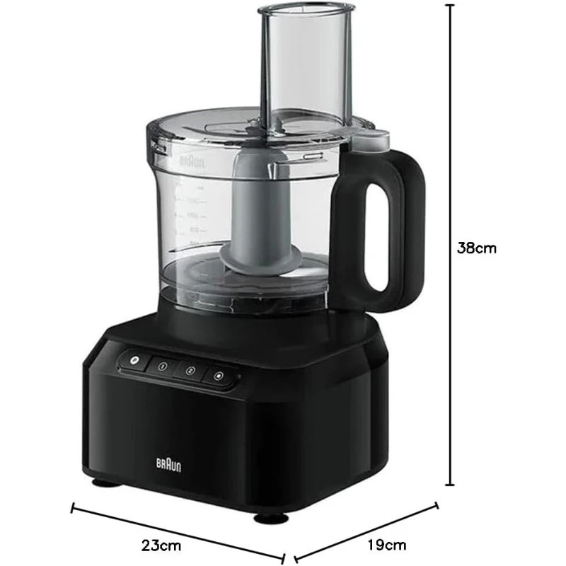 Máy xay cắt lát đa năng cao cấp Braun FP3132BK