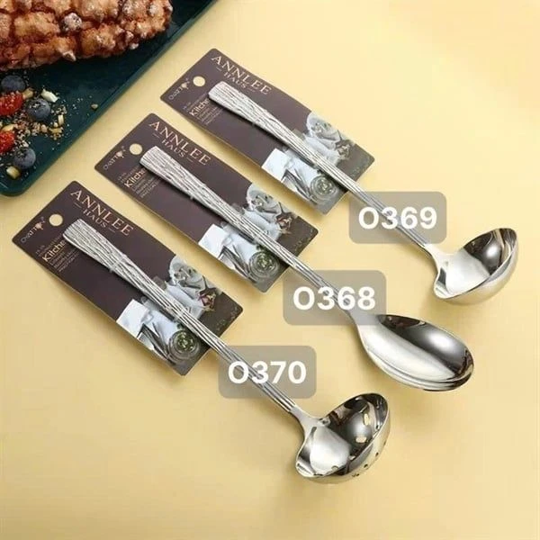 Muôi canh O369 OYATTON cán chạm 27.5cm, inox 18/10, model: OYT-AL369TS