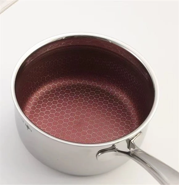 Quánh O477 OYATTON vân Cara 16cm, inox 18/10, model: OYT-FW16P8