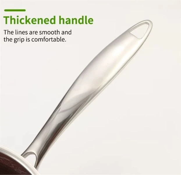Quánh O477 OYATTON vân Cara 16cm, inox 18/10, model: OYT-FW16P8