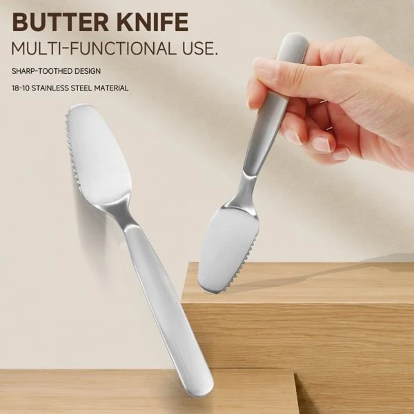 Thìa phết bơ O886 OYATTON 15.6cm, inox 18/10, model: OYT-AL886P15