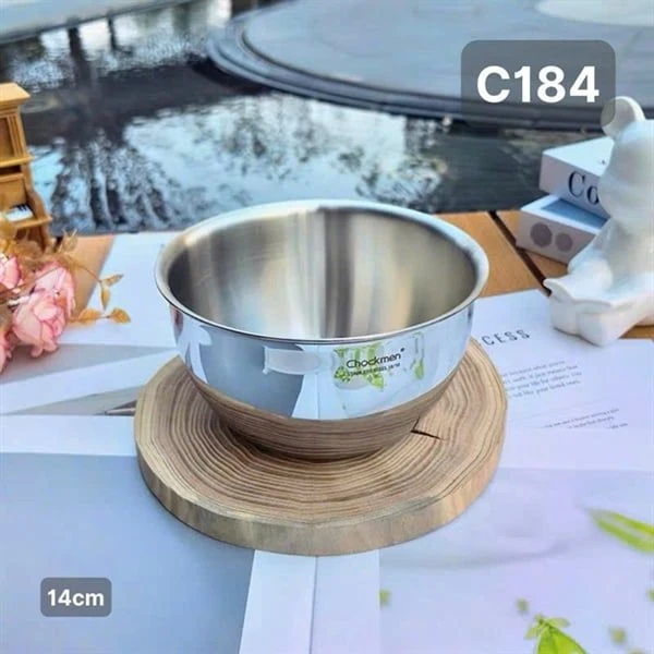 Tô mì lạnh C184 CHOCKMEN 14cm, inox 18/10, model: CKM-JY14BL