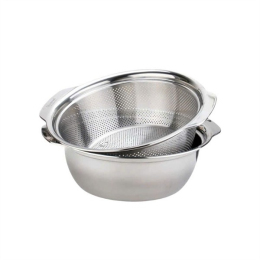 Bộ rổ chậu C403 CHOCKMEN 23cm, inox 18/10, model: LSL23CM