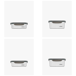 COMBO TỨ QUÝ - Bộ 4 hộp inox 316 Cuitisan Signature 680ml, 1010ml, 1400ml, 2100ml