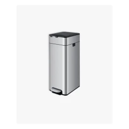 Thùng rác inox đạp chân Elpheco mở hai cánh, có lõi 20L - ELPH3711