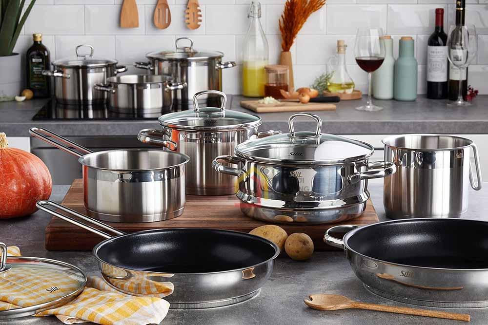 Bộ nồi silit cho nh&agrave; bếp 